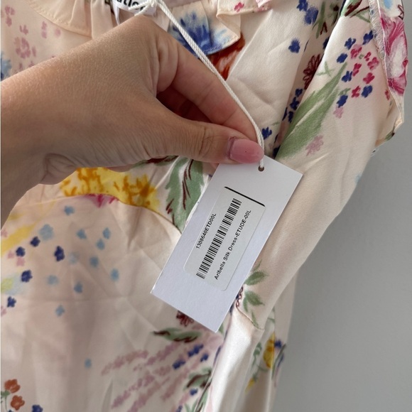 REFORMATION NWT Aribella Silk Dress in Etude L - Picture 10 of 14